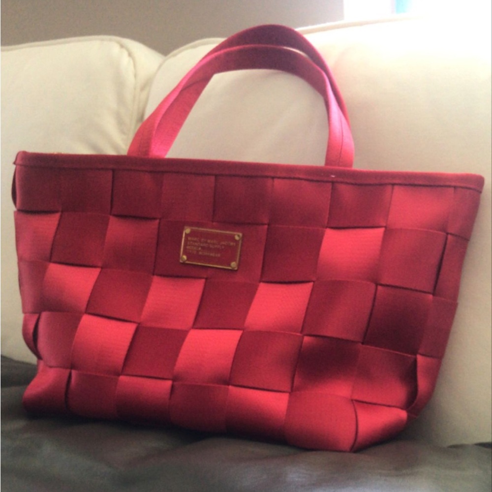 MARC BY MARC JACOBS Red Woven Bag